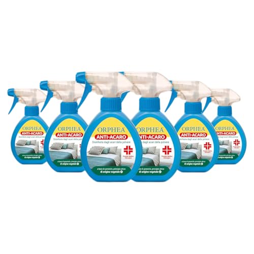 ORPHEA, Salvalana Antiacaro, Spray Disinfestante da Usare in Camere da Letto, su Materassi, Cuscini,...