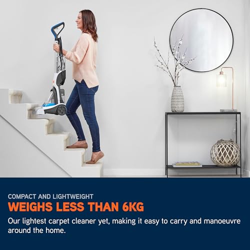 Vax Compact Power Upright Carpet Cleaner with Solution, 800W - Image 4