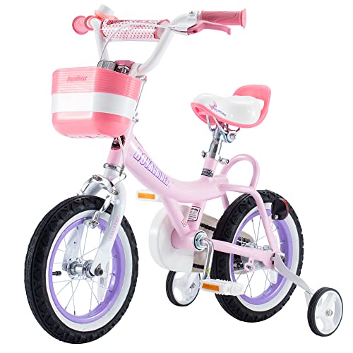 Image of Royalbaby Princess Girls Kids Bike 12 14 16 18 20 Inch Children Bicycle with Basket for Age 3-12 Years