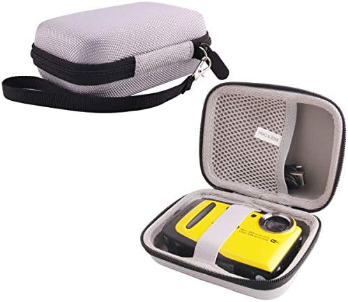 WERJIA Hard EVA Travel Case for Fujifilm FinePix XP120/130/140/80/90 Digital Camera Case (Gray)