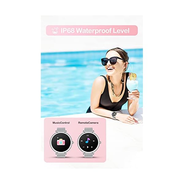 CatShin Smart Watch for Android Phones and iOS Phones - Smartwatch for Women Fitness Tracker