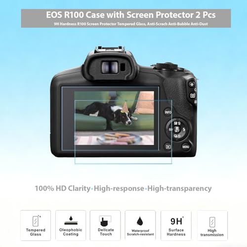 Funda Silicona para Cámara Canon EOS R100 Negra miniatura 6