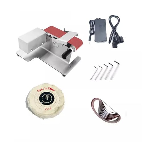 Water-Cooled Knife Sharpning Machine Electric Belt Sander Home Small Benchtop Grinder Polisher Speed Adjustable 4500-9000RPM