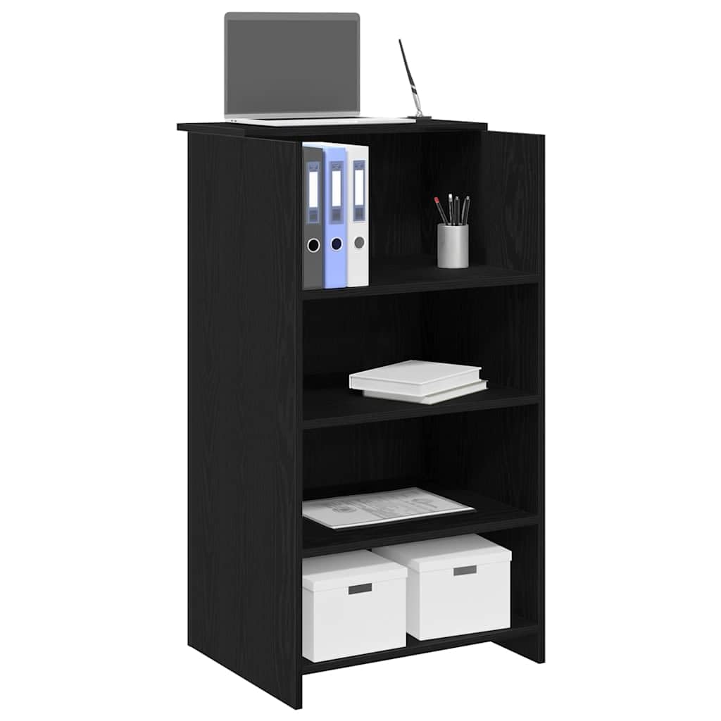 Generico Banco Reception Nero 55x50x103,5 cm in Legno Multistrato,Nero,27.4kg,859016