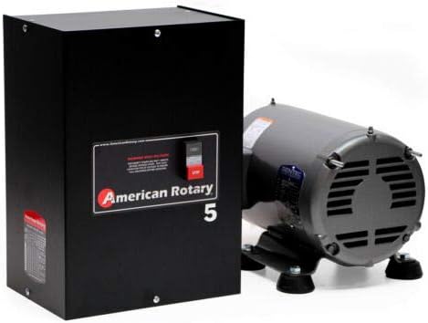 American Rotary Phase Converter AR5 5 HP 1 to 3 Three PH | Can Start up to a 2.5Hp / 7 Amp 208-240v Light Load
