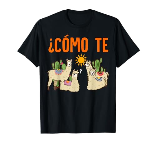 Como Te LLamas professeur d'espagnol lama cadeau T-Shirt
