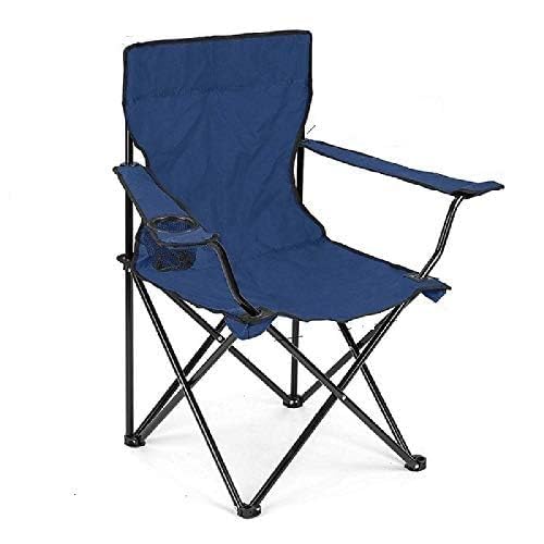 PREXI Portable Comfort Stainless Steel Folding Camp Chair with Matching Tote Bag Portable Foldable Nylon Base Fabric Camping Chair.-image-12