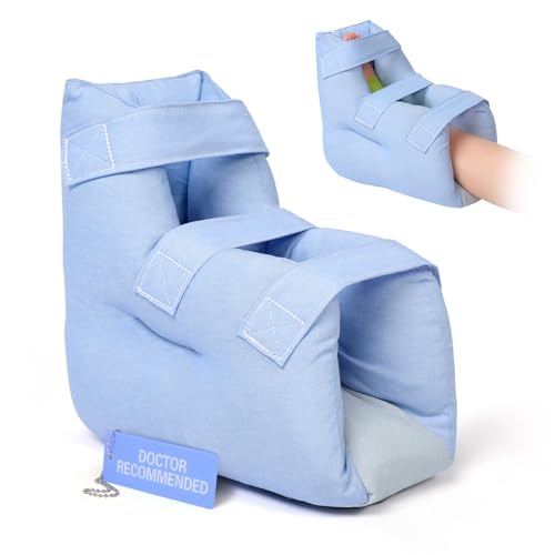 Adjustable Heel Protector Cushions - Pressure Relief & Bedsore Prevention Boots for Elderly Bedridden, Surgery Recovery Foot Support Pillows, Heel Pressure & Deep Tissue Injury Healing Therapy(1PC)
