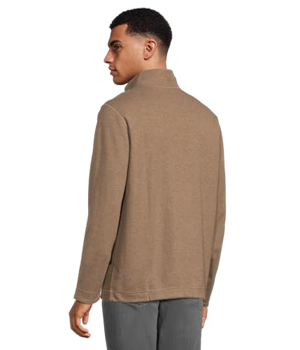 Johnston & Murphy Men's Reversible Solid Quarter-Zip3