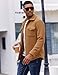COOFANDY Mens Casual Shirt Jacket Lightweight Button Down Shacket Fleece Overshirt