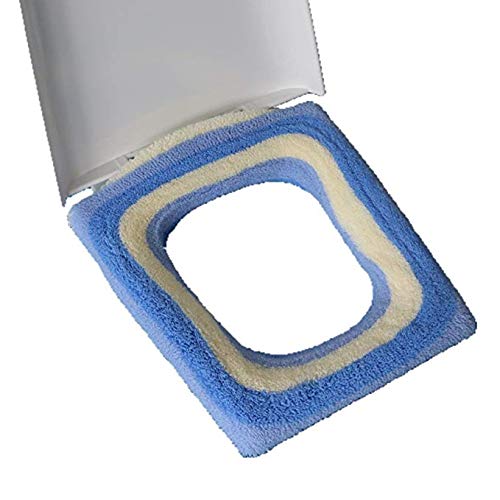 Coussin de toilette lavable housse de siège antidérapante et tapis de bain carré F3