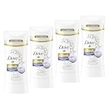 Dove Ultimate Antiperspirant Deodorant Stick, Hypoallergenic, Jasmine & Vanilla, 2.6 oz (Pack of 4)