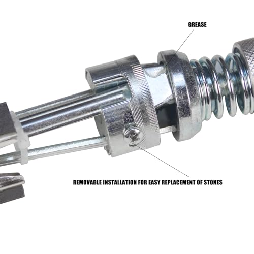 Utmall 3-036 Engine Cylinder Hone Deglazer 2 Inches To 6-1/2 Inches Adjustable 4 Inches Long Blade With100 220 400 Grit Stones Piston Cylinder Hone thumb #5