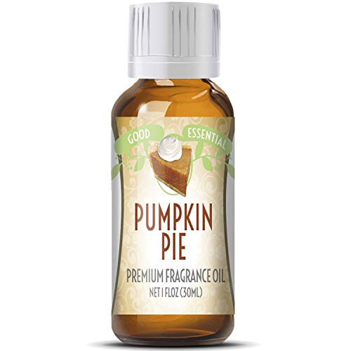 Pumpkin Pie Scented Oil by Good Essential (Huge 1oz Bottle - Premium Grade Fragrance Oil) - Perfect for Aromatherapy, Soaps, Candles, Slime, Lotions, and More!