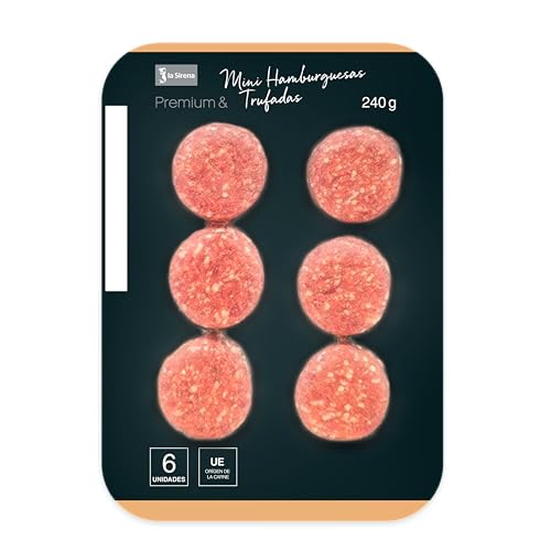 La Sirena Mini Hamburguesas Trufadas, 240g (Congelado)