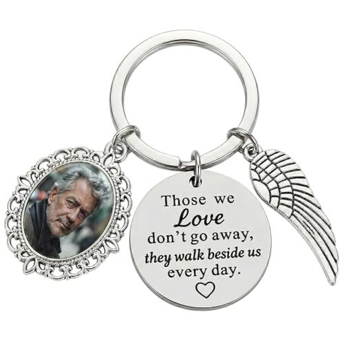 GONGHUAN Memorial Keychain DIY Kit for Photo, Sympathy Gifts for