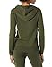 Amazon Essentials Women's Soft Touch Hooded Pullover Sweater, Olive, Large