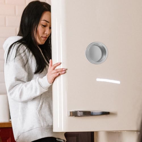 Magnetische Gewürzdose Imikeya mit transparentem Deckel, rund, 9 cm
