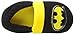 DC Comics Batman Slipper (Toddler/Little Kid),Black/Yellow,Small (5/6 Toddler)