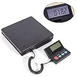 DSYOGX Tierwaage, Bis 50kg|D=2g Hundewaage Katzenwaage Dehnbares Präzisionswaag Umschalten Einheiten Veterinärwaage mit LCD-Bildschirm für Fabrik, Apotheke, Baumarkt, Expressdienst