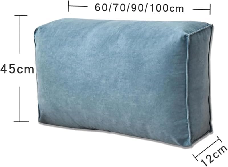 AZIEBAY多機能傾斜背もたれクッション ベッドソファ座椅子兼用 読書テレビスマホ対応 柔らか腰枕 ベッドサイド枕 フリルデザイン