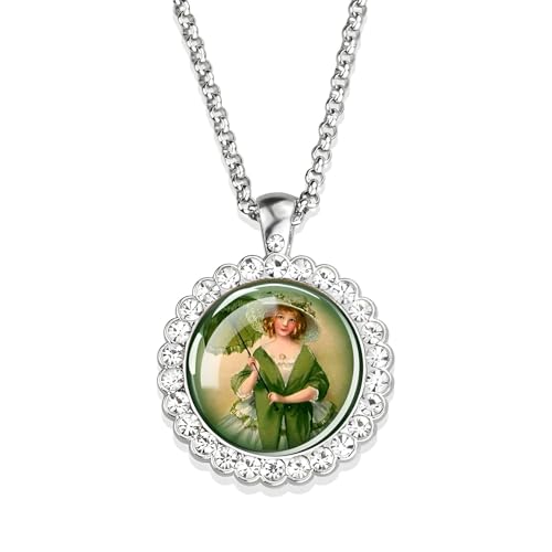 Collier de trèfle de feuille de fierté en argent 925, cadeau idéal pour fille