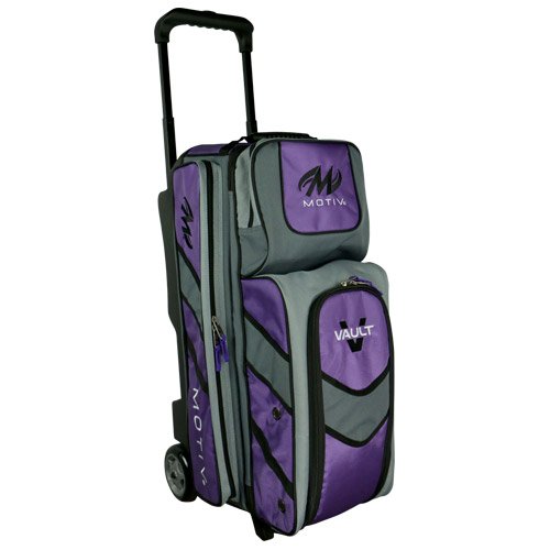 MOTIV Vault 3 ball roller Bowling Bag Black/Grey/Purple Amazon.in
