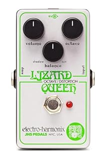 Unique transistor-based octave fuzz distortion circuit designed by Josh Scott Blendable Octave to dial in the analog octave chaos Balance control adjusts between smooth sustaining tones and raspy fuzz tones 1970s Electro-Harmonix graphic designed by ...