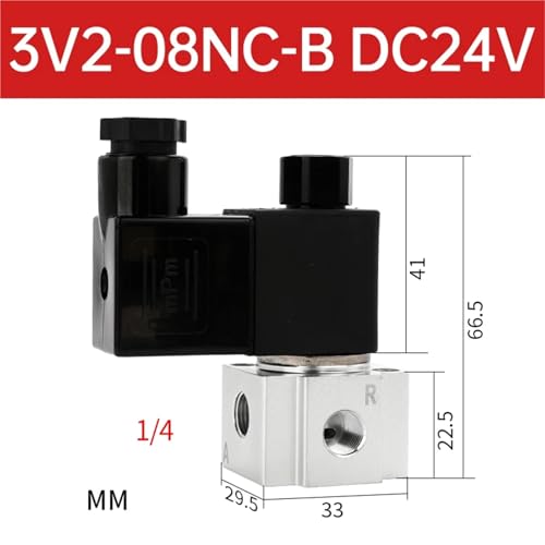 Électrovanne à vide 3V2-08NC-B pour stabiliser la pression des automatismes - 3