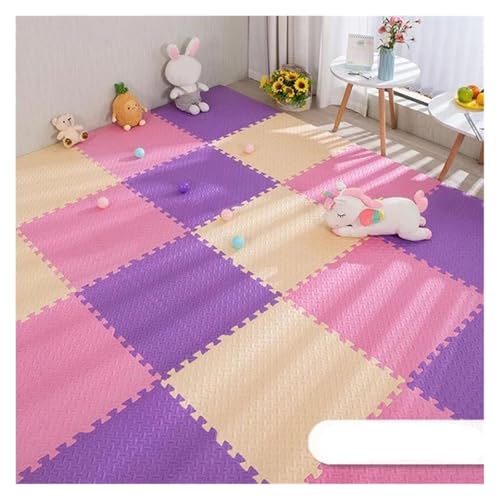 Esterilla Fitness Puzzle 16 Uds. Alfombra de espuma for juegos de niños, alfombra de rompecabezas for niños, baldosas de ejercicio entrelazadas, alfombras, rompecabezas, baldosas de suelo, alfombra de