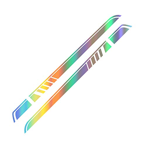 TAYDMEO  Pegatinas de Rayas de Falda Lateral de Puerta de Coche 2PCS, para Mercedes Benz Vito Viano Valente Metris Clase V W447 W639 V260 Cover