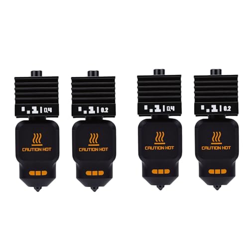 Kit Hotend anti-colmatage pour A1 P2S buse acier trempé matériaux techniques