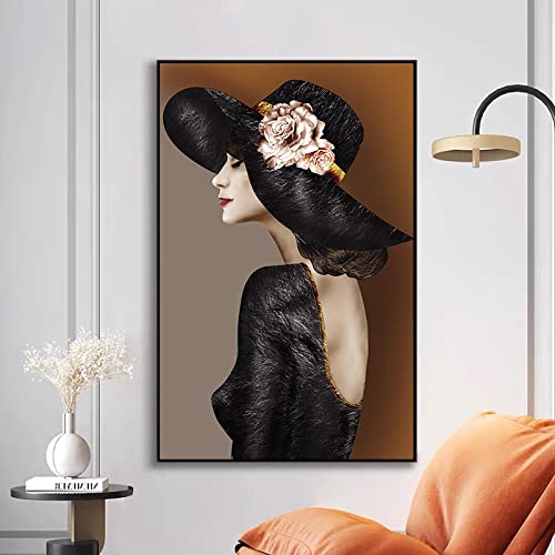 Toile art abstrait sexy femmes KEBIA grand format affiche murale salon