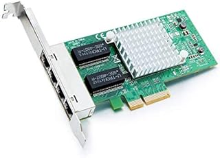 Gigabit Network Card (NIC) - I350-T4 E1G44HT for Intel 82580, PCI Express Network Adapter, 10/100/1000Mbps Quad RJ45 Ports, PCI-E 2.0 X4 for Server - ipolex
