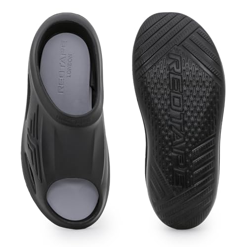 Image of Red Tape Men's Casual Pool Sliders for Everyday Comfort