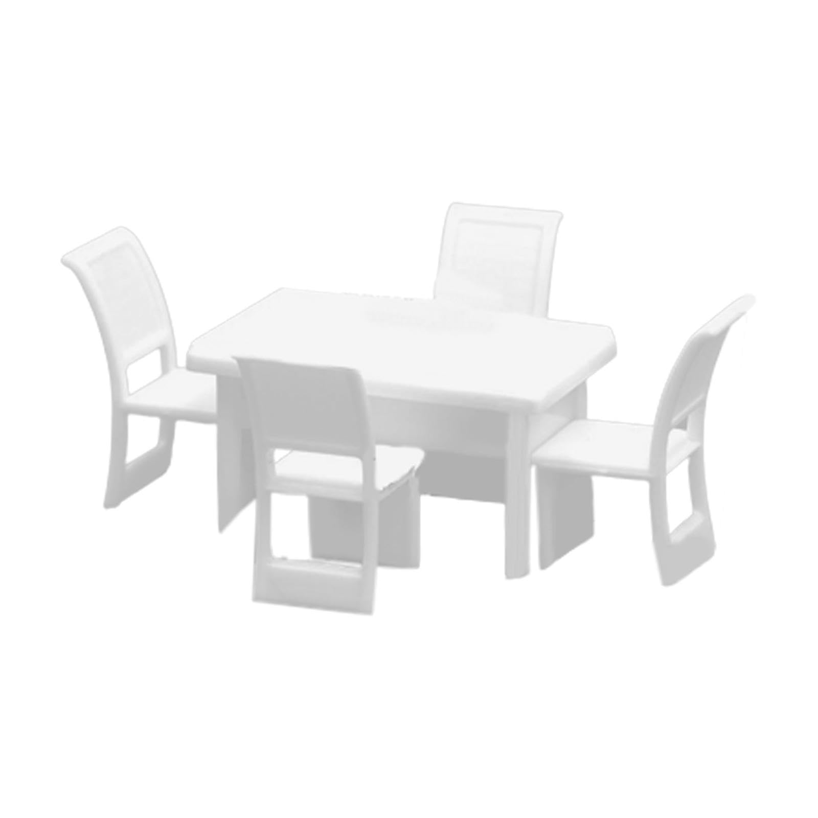 Amazon.co.jp: 1/50 家具セット ダイニングチェア テーブル ジオラマ用