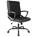 SmugOffice Office Chair, Computer Desk Chairs for Conference Room Home Office with Armrests, Ergonomic Lumbar Support Comfortable Mesh Task Chair, Black