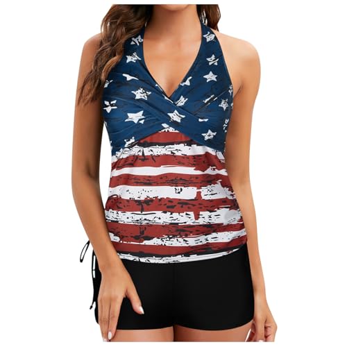 Maillot tankini deux pièces pour femme idéal pour la plage et les activités de piscine