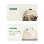 Tafit Cute Hamster Food Bowl Small Pet Gerbils Hedgehog Dwarf Syrian Hamsters Guinea Pig Small Animals Feeding Dish Bowl, White - Image 5