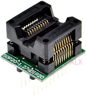 SOIC20 SOIC 20 SOP20 to DIP20 Programmer Adapter Socket Body Width 5.4MM 209MIL IC Socket Converter Test chip