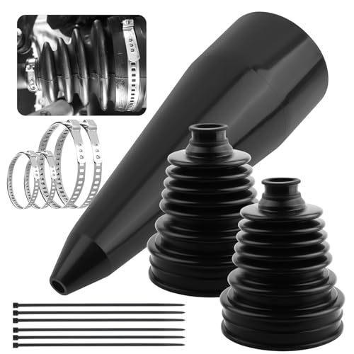 CV Boot Repair Kit,Water&Dust Resistant CV Axle Boot Repair Kit with CVs Boots Clamps & Expander Tool,Professional CVs Joint Boots Kits for Calibers 3.56