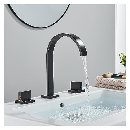 Robinet de lavabo anti-éclaboussures mélangeur trois pièces - 5