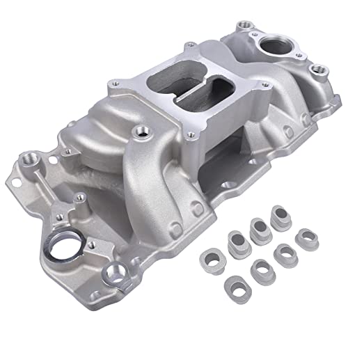 Image of Intake Manifold Replacement for SBC Chevy 350 Small Block 22026 82026 52026 | Aluminum Dual Plane Air Gap