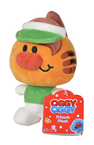 Simba Oggy Peluche 15 cm - Modèles Disponibles : Oggy, Mallow ou Sporty - Unité Aléatoire - Licence 100% Officielle - Pour Tous les Âges (109356130)