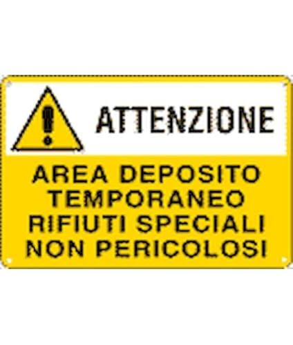 NEW CARTELLO SEGNALETICO - attenzione area