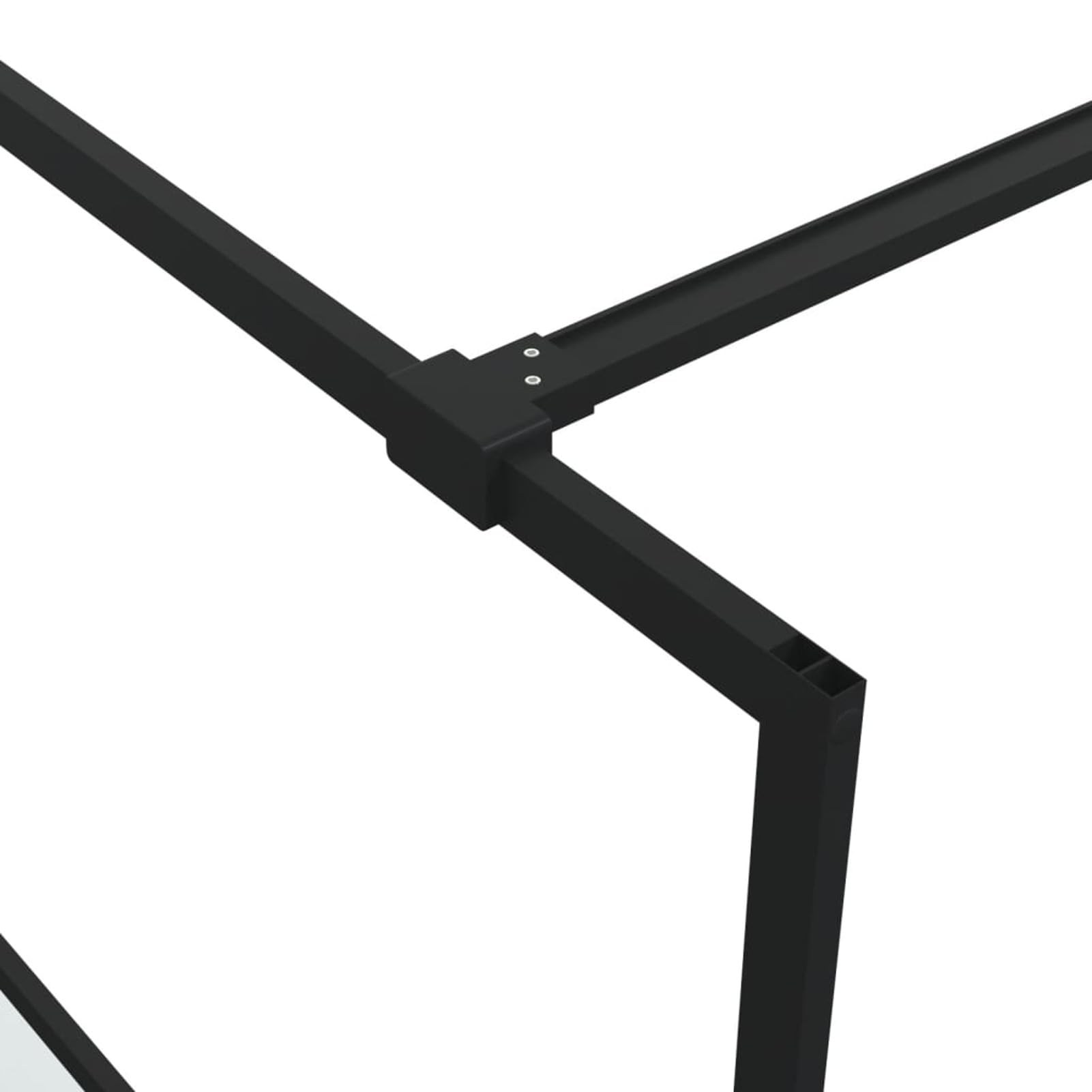 LAPOOH Mampara de Ducha Vidrio ESG semiesmerilado Negro 80x195 cm, Mampara Bañera, Mampara Baño Ducha, Cabina De Ducha, Mampara Baño 152125