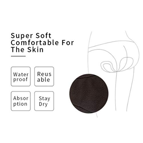 EXCEART 5 Pcs Almofadas SanitÃ¡rias ReutilizÃ¡veis â€‹â€‹CarvÃ£o de Bambu LavÃ¡vel Mama Pano Menstru