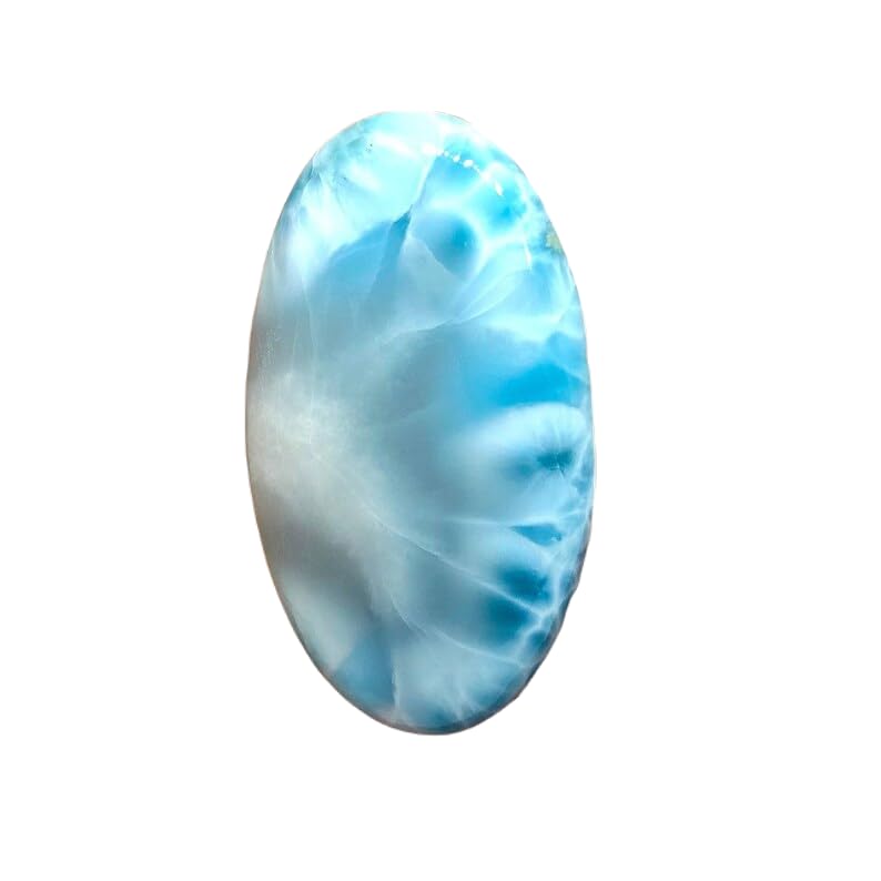Larimar pierre naturelle sans défaut pour réussir vos sertissages de bijoux