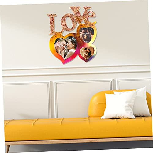 Moldes para marcos de fotos de gel de sílice SHINEOFI para manualidades personalizadas 3
