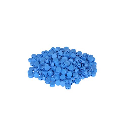 Preisvergleich Produktbild 250 St. Kunststoffplomben blau 8mm - Plomben